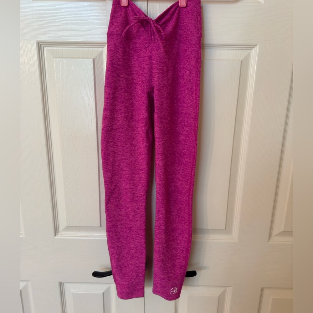 BOMBSHELL SPORTSWEAR SET- Curvemax Leggings & Backless Bra - S, Neon Pink Sorbet - Picture 9 of 11